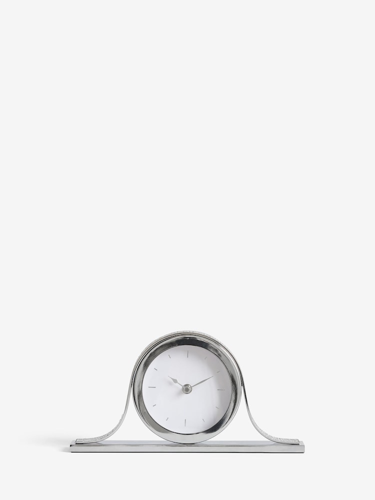 Silver Ella Mantel Clock - Image 2 of 3