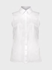 Hobbs White Sleeveless Blouse - Image 2 of 4