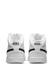 Blanco/Negro - Zapatillas de deporte abotinadas Court Vision de Nike - Imagen 4 de 8