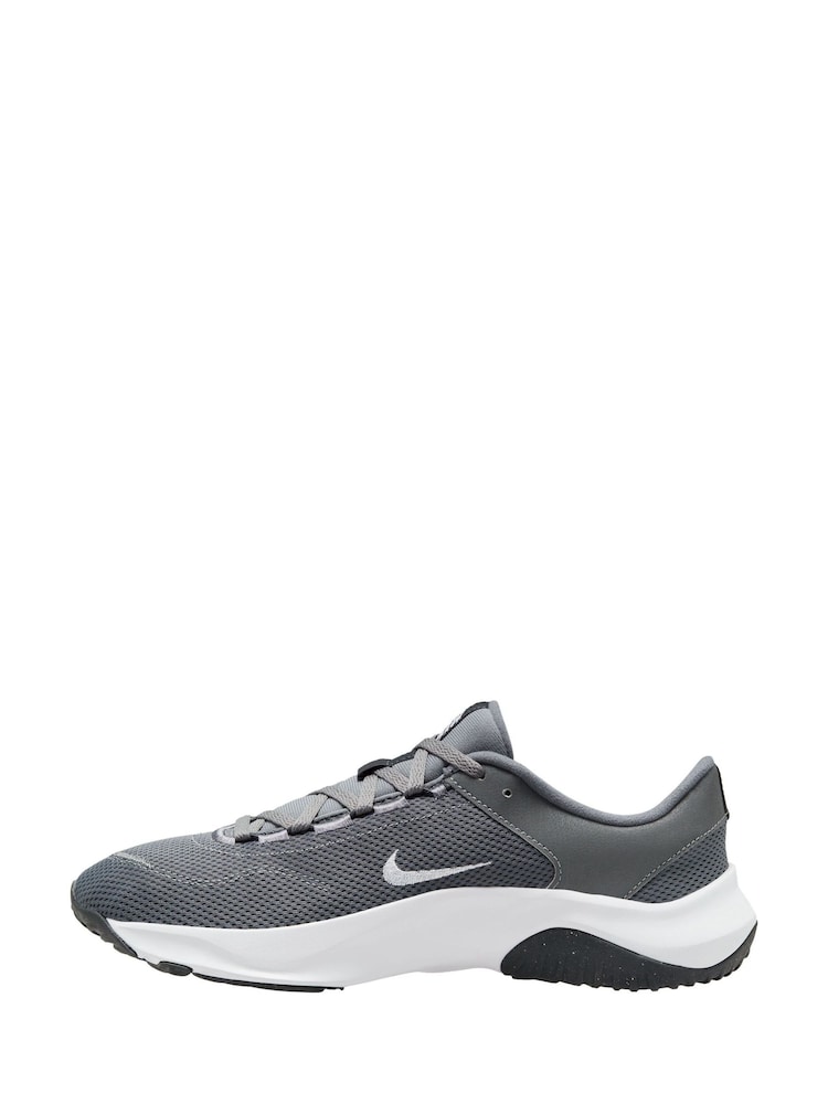 Nike Grey Legend Essential 3 Gym Trainers - Image 2 of 9