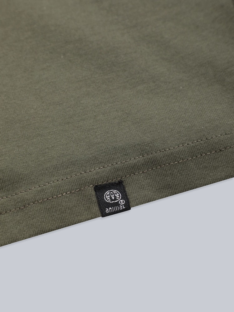 Animal Green Classico Mens 100% Cotton T-Shirt - Image 11 of 11