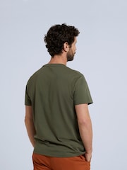 Зеленый - Animal Classico Mens 100% Cotton T-Shirt - Image 4 of 9