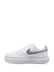 Nike White Court Vision Alta Platform Trainers - Image 2 of 3