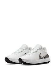 Nike White Infinity Pro 2 Golf Shoes - Image 3 of 8