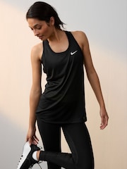Zwart - Nike Dri-FIT tanktop met racerback - Image 1 of 6