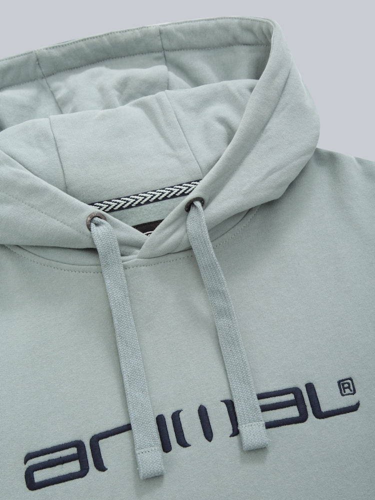 Animal Grey Mens Driver Logo Hoodie - Image 2 of 2