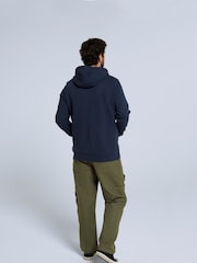 Animal Navy Blue Mens Driver Logo Hoodie - Image 4 of 10