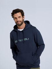 Animal Navy Blue Mens Driver Logo Hoodie - Image 5 of 10