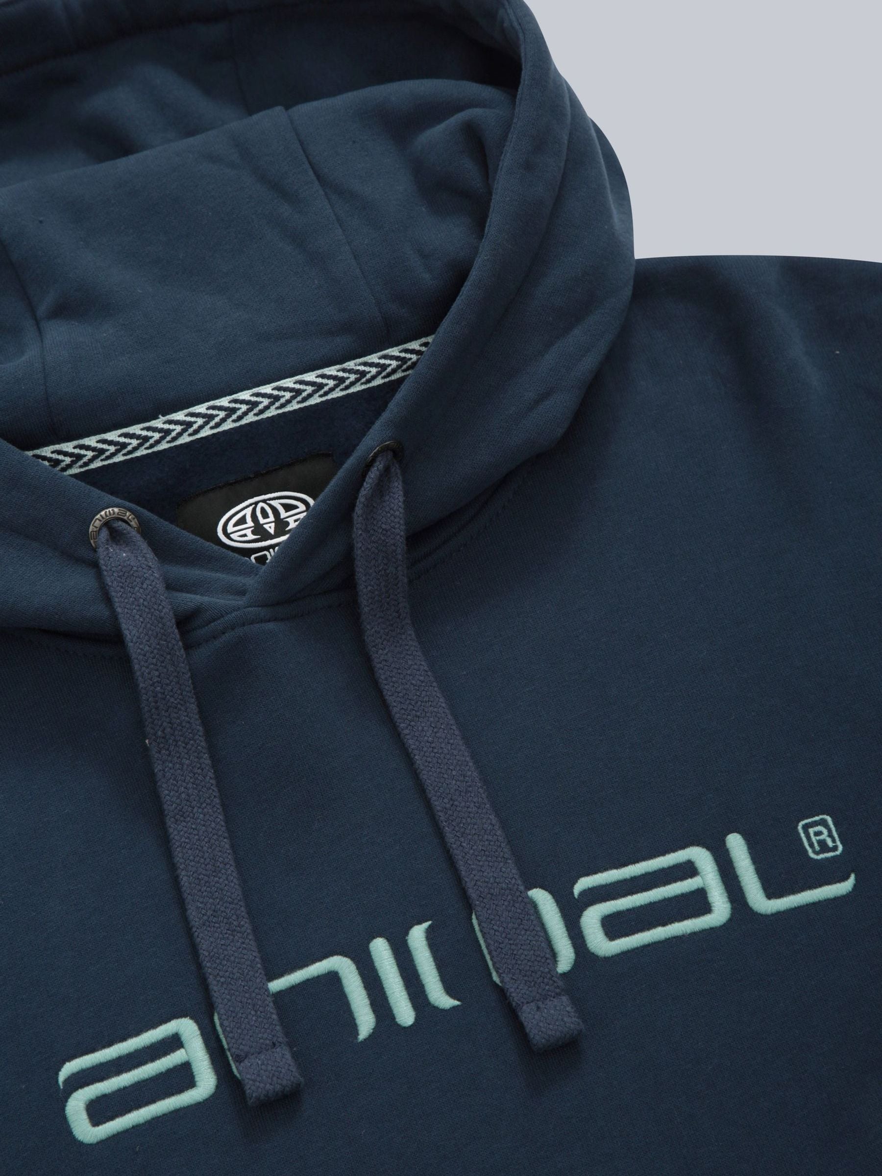 Buy Animal Navy Blue Driver Logo Hoodie from Next Romania