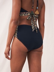 White Stuff Grey Sunshine Reversible Bikini Bottoms - Image 2 of 5