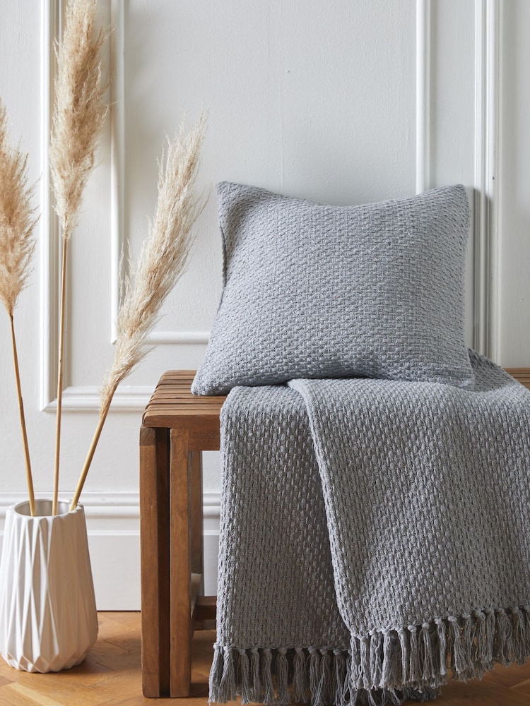 Drift Home Grey Hayden Throw - Image 2 of 2