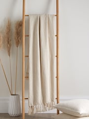 Drift Home Cream Hayden Throw - Image 1 of 4