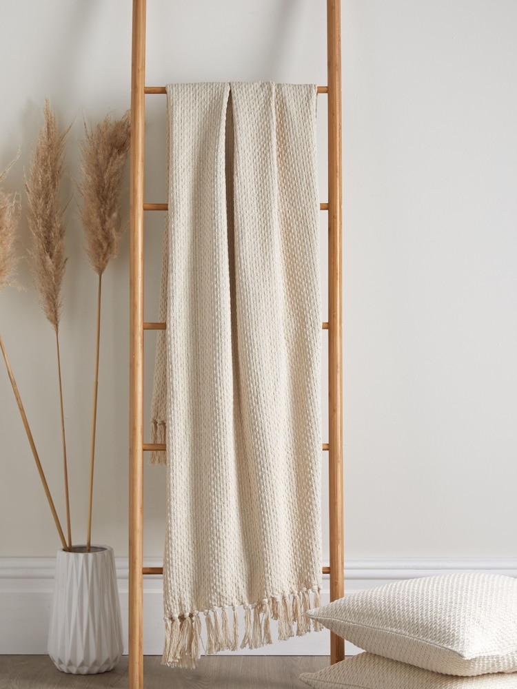 Drift Home Cream Hayden Throw - Image 1 of 4