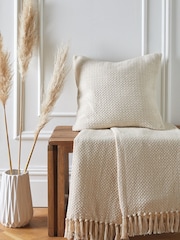 Drift Home Cream Hayden Throw - Image 2 of 4