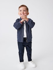 Navy Blue Harrington Jacket (3mths-7yrs) - Image 2 of 6