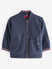 Navy Blue Harrington Jacket (3mths-7yrs) - Image 5 of 6