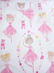 Bedlam Pink Kids Ballet Dancer Duvet Cover And Pillowcase Set - Image 3 of 4