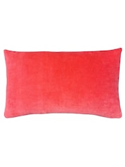 furn. Purple Rainbow Cotton Velvet Cushion - Image 2 of 5