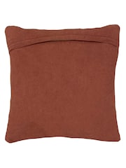 Furn Red Kamjo 100% Cotton Tufted Geometric Cushion - Image 2 of 4
