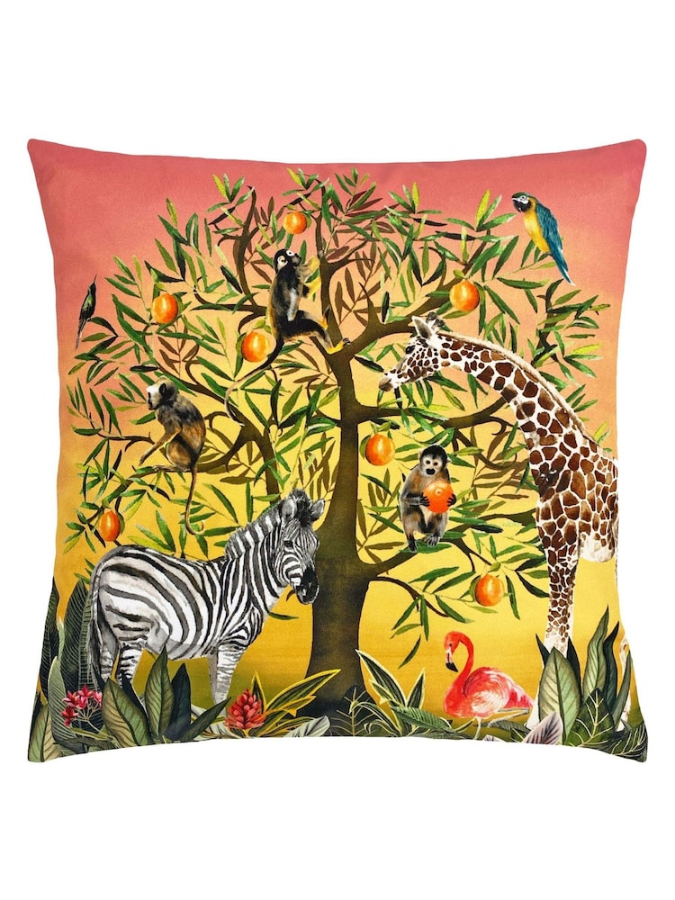 Evans Lichfield Multi Tree of Life Water Resistant Outdoor Cushion - Image 3 of 6
