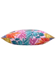 furn. Multi Psychadelic Jungle Water Resistant Outdoor Cushion - Image 4 of 5