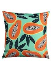 furn. Aqua Blue Papaya Water Resistant Outdoor Cushion - Image 3 of 4