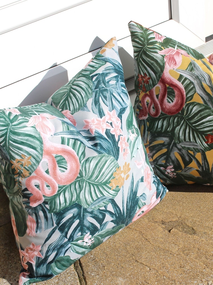 Furn Sage Green Medinilla Water Resistant Outdoor Cushion - Image 2 of 5