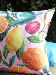 Evans Lichfield Multi Citrus Water Resistant Outdoor Polyester Cushion - Image 2 of 6