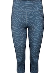 Dare 2b Grey Influential 3/4 Recycled Running Leggings - Image 7 of 9