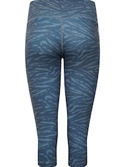 Dare 2b Grey Influential 3/4 Recycled Running Leggings - Image 8 of 9
