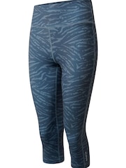 Dare 2b Grey Influential 3/4 Recycled Running Leggings - Image 9 of 9