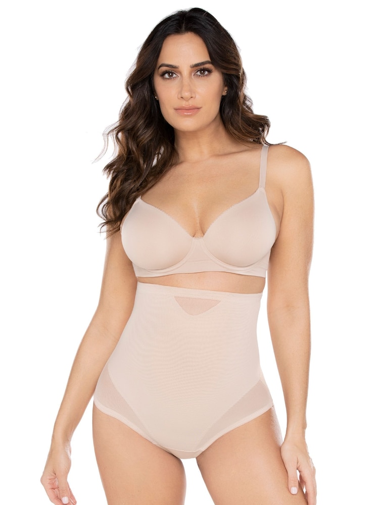 Miraclesuit High Waisted Sheer Firm Tummy Control Thong - Image 1 of 5