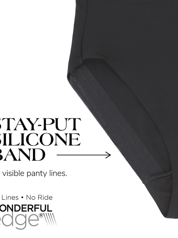 Qara - Miraclesuit Yüksək Bel Şəffaf Möhkəm Qarın Nəzarəti Tankı - 8şəkildən 8 şəkil