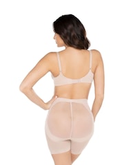 Mirclesuit Tummy Control Boy Warm Beige Waistline Sheer Rear Lifting Shorts - Image 2 of 6