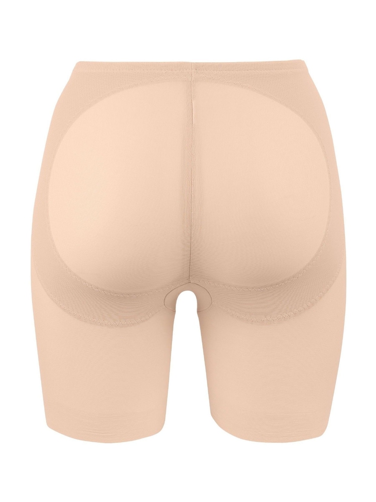 Mirclesuit Tummy Control Boy Warm Beige Waistline Sheer Rear Lifting Shorts - Image 5 of 6