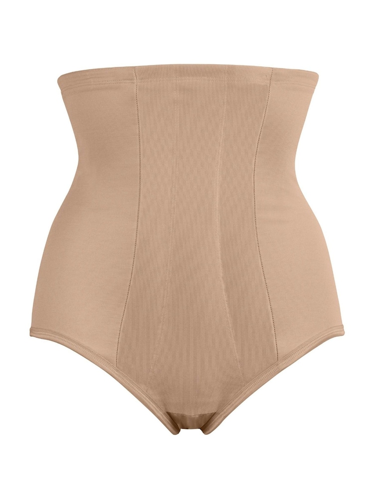 Warm beige - Miraclesuit extra verstevigde buikcorrigerende slip met hoge taille - Image 3 of 5