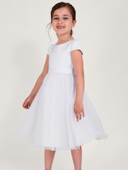 Monsoon White Tulle Bridesmaid Dress - Image 1 of 5