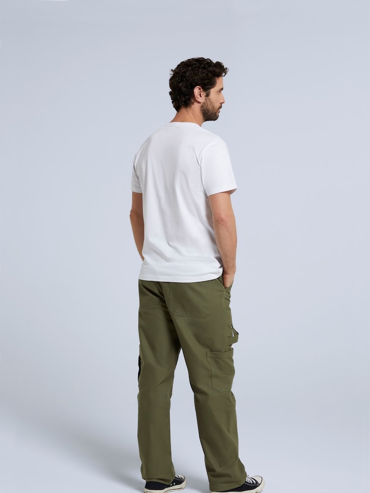 Animal White Classico Mens 100% Cotton T-Shirt - Image 5 of 10