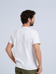 Белый - Animal Classico Mens 100% Cotton T-Shirt - Image 6 of 10