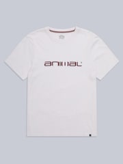 Белый - Animal Classico Mens 100% Cotton T-Shirt - Image 7 of 10