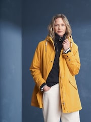 Seasalt Cornwall Yellow River Sea Waterproof Coat - Image 1 of 6