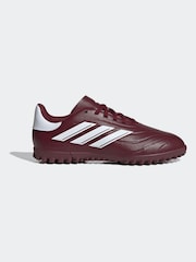 adidas Red/White Football Copa Pure II Club Turf Kids Boots - Image 1 of 2