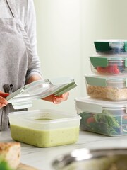 Joseph Joseph 5 Piece Sage Green Nest Lock Container Set - Image 2 of 4