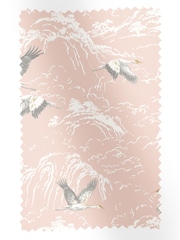 Laura Ashley Blush Pink Animalia Fabric By The Metre - Image 1 of 2