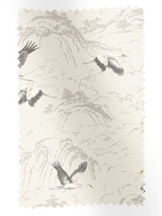 Laura Ashley Silver Grey Animalia Fabric By The Metre - Image 1 of 2