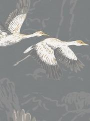 Laura Ashley Steel Grey Animalia Fabric By The Metre - Image 4 of 4