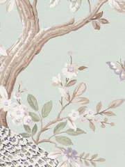 Laura Ashley Duck Egg Blue Belvedere 100% Cotton Fabric By The Metre - Image 2 of 2