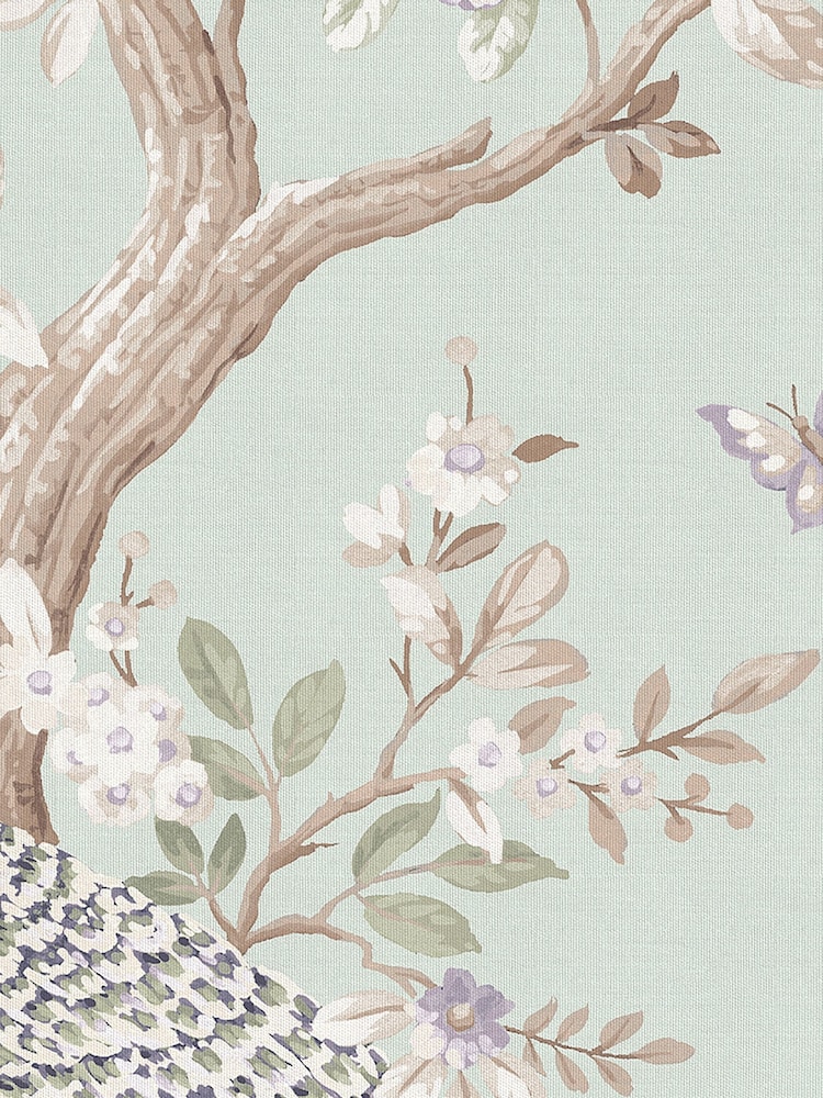 Laura Ashley Duck Egg Blue Belvedere 100% Cotton Fabric By The Metre - Image 2 of 2