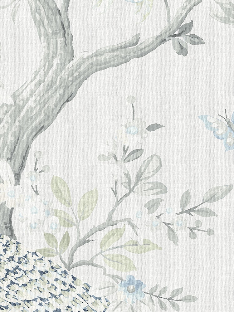 Laura Ashley Midnight Blue Belvedere 100% Cotton Fabric By The Metre - Image 2 of 2