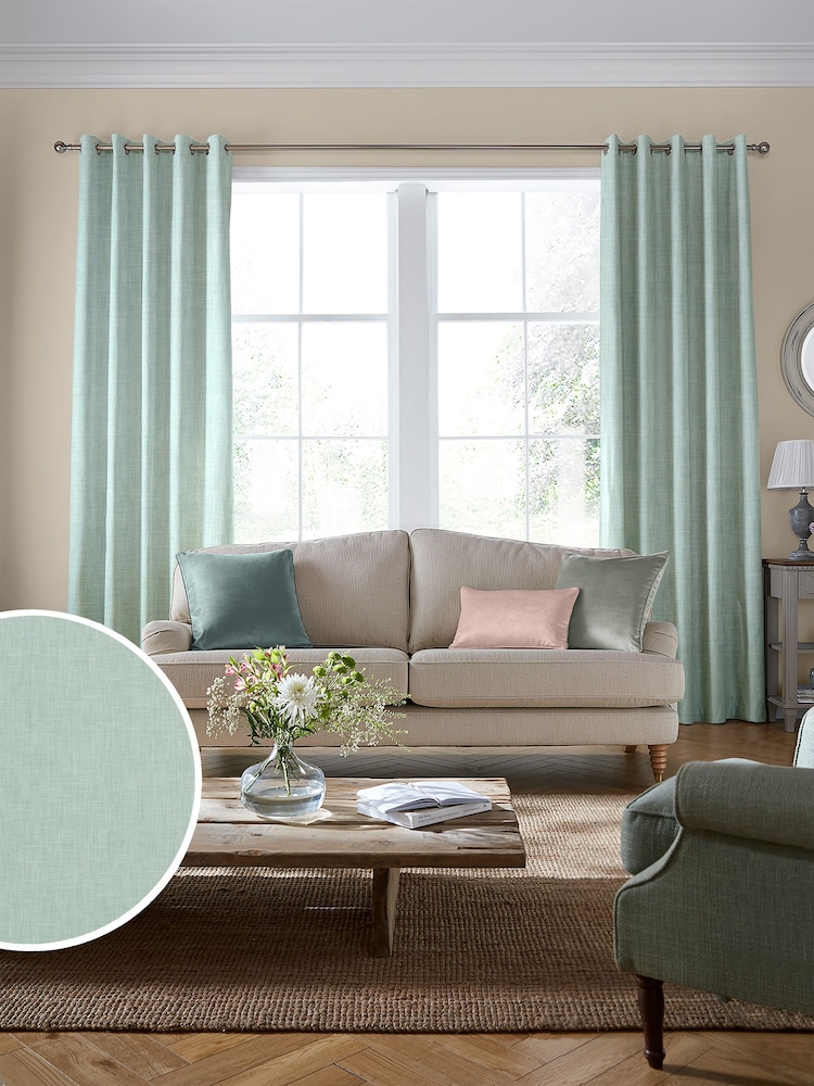 Laura Ashley Duck Egg Blue Easton Fabric By The Metre - Image 2 of 2